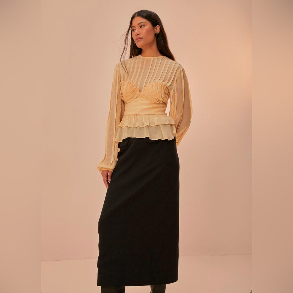 FARM Rio Black Maxi Skirt